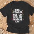 Mein Cowboy Kostüm Ist In Der Wäsche Carnival T-Shirt Geschenke für alte Männer