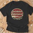 Meister Dachdecker Handwek 100 Original T-Shirt Geschenke für alte Männer