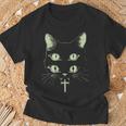 Metal Punk Cat Grunge Gothic Goth Witchy T-Shirt Geschenke für alte Männer