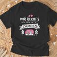 Mir Reichts Ich Geh Camping Caravan Camper T-Shirt Geschenke für alte Männer