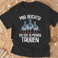 Mir Reichts Ich Geh Zu Meinen Taubenzucht T-Shirt Geschenke für alte Männer