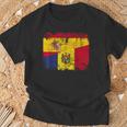 Moldavia España Bandera De La Amistad Moldavia Camiseta unisex Regalos para ancianos