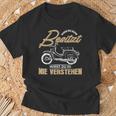 Moped Simson Schwalbe Wenn Du Keine Hen If T-Shirt Geschenke für alte Männer