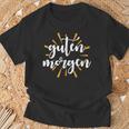 Morgen Frühaufsteher Spruch Guten Morgen Sonne T-Shirt Geschenke für alte Männer