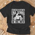 Motocross Motociclista Donna Moto Regali Motociclismo Maglietta Regalos para ancianos