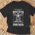 Motorcycle Nicht Älter Einen Gang High Biker T-Shirt Geschenke für alte Männer