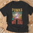 Musique Punk Non Morte Punk Rock Licorne T-Shirt Cadeaux pour les vieillards