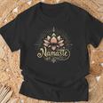 Namaste Peace & Harmonie Yoga Auf Deutsch T-Shirt Geschenke für alte Männer