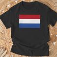 Nederland Football Fans Jersey Netherlands Dutch Lion Football T-Shirt Geschenke für alte Männer