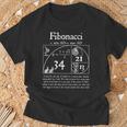 Nerd Fibonacci Citazione Golden Spiral Algebra Matematica Insegnante Maglietta Regalos para ancianos