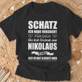 Nikolaus Für Sie Ehefrau Nikolaustag Für Him Ehemann Freund T-Shirt Geschenke für alte Männer