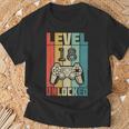 Nivel 18 Desbloqueado Boda Del 18º Aniversario Camiseta unisex Regalos para ancianos