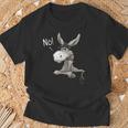 Nö Grummeliger Donkey Casual Stures Störrische Maultier T-Shirt Geschenke für alte Männer