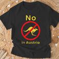 No Kangaroo In Austria No Kangaroo In Austria T-Shirt Geschenke für alte Männer