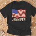 Nome Nome Nome Cittadinanza Jennifer Compleanno Personalizzato Maglietta Regalos para ancianos