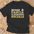 Non È Pancia Ma Distanziamento Sociale Uomo Donna Maglietta Regalos para ancianos