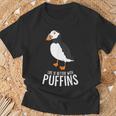 Nur Ein Mädchen Das Puffin Liebt Puffin Parrot T-Shirt Geschenke für alte Männer