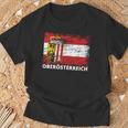 Oberösterreich OberösterreicherIn Österreich Pride Oö S T-Shirt Geschenke für alte Männer