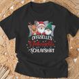 Offizielles Weihnachts Schlaf Lustig Familie Pyjama T-Shirt Geschenke für alte Männer