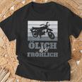 Ölich Aber Fröhlich Simson Ddr Moped Two-Strokeintage T-Shirt Geschenke für alte Männer