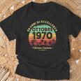 Ottobre 1970 54 Anni Compleanno Uomo Donna 1970 Maglietta Regalos para ancianos