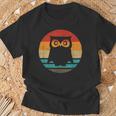 Owl Retro Styleintage T-Shirt Geschenke für alte Männer