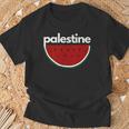 Palestine Watermelon Flag Colours T-Shirt Geschenke für alte Männer