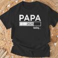 Papa 2025 Loading Ich Werde Papa 2025Ater 2025 T-Shirt Geschenke für alte Männer