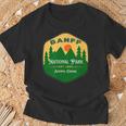 Parque Nacional Banff Alberta Canadá Est 1885 Camiseta unisex Regalos para ancianos