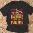 Pensionato La Leggendaa In Pensione Pensionamento Maglietta Regalos para ancianos
