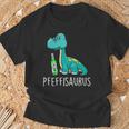 Pfeffisaurus Dino Peppermint Liqueur Running Party S T-Shirt Geschenke für alte Männer