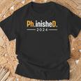 Phd Fertig PhD Graduate T-Shirt Geschenke für alte Männer