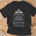 Physikum Medizinstudent Geschafft Bestanden Physikum 2024 T-Shirt Geschenke für alte Männer