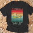 Pistachosintage La Mejor Parte De Miida Pistachos Retro Camiseta unisex Regalos para ancianos