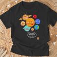 Pluto Planet Cartoon Planets Never Forget Pluto S T-Shirt Geschenke für alte Männer