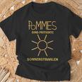 Pommes Pompoms Are Frittierte Sonnenenrahlen T-Shirt Geschenke für alte Männer