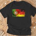 Portugal Deutschland Fusion Football Sport Competition Friends T-Shirt Geschenke für alte Männer