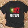 Portugal Flag Jersey Portuguese Soccer Team Portuguese T-Shirt Geschenke für alte Männer