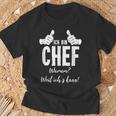 Profession Ich Bin Chef Weil Ichs Kann T-Shirt Geschenke für alte Männer