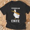 Psychisch Am Ente T-Shirt Geschenke für alte Männer