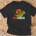 Racing Snail Jogging Runner T-Shirt Geschenke für alte Männer