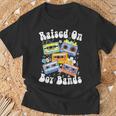 Raised On 90S Boy Bands Cassette Tape Retro T-Shirt Geschenke für alte Männer