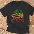 Rastafari Lion Of Judah Reggae T-Shirt Geschenke für alte Männer