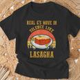 Real Gs Move In Silence Like Lasagna Retro Vintage Sunset T-Shirt Gifts for Old Men