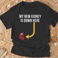 Regalos De Trasplante De Riñón Mis Nuevos Hombres Divertidos Camiseta unisex Regalos para ancianos