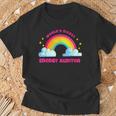 Regenbogen Retro World's Netteste Energie Auditor T-Shirt Geschenke für alte Männer