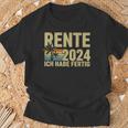 Rente 2024 Ich Habe Fertig Rentner T-Shirt Geschenke für alte Männer