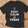 Reste Calme Et Mange Du Döner Kebab T-Shirt Cadeaux pour les vieillards
