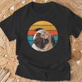 Retro Cane Idea Regalo Animale Da Compagnia Carlino Maglietta Regalos para ancianos