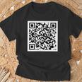 Rick Roll Qr T-Shirt Geschenke für alte Männer